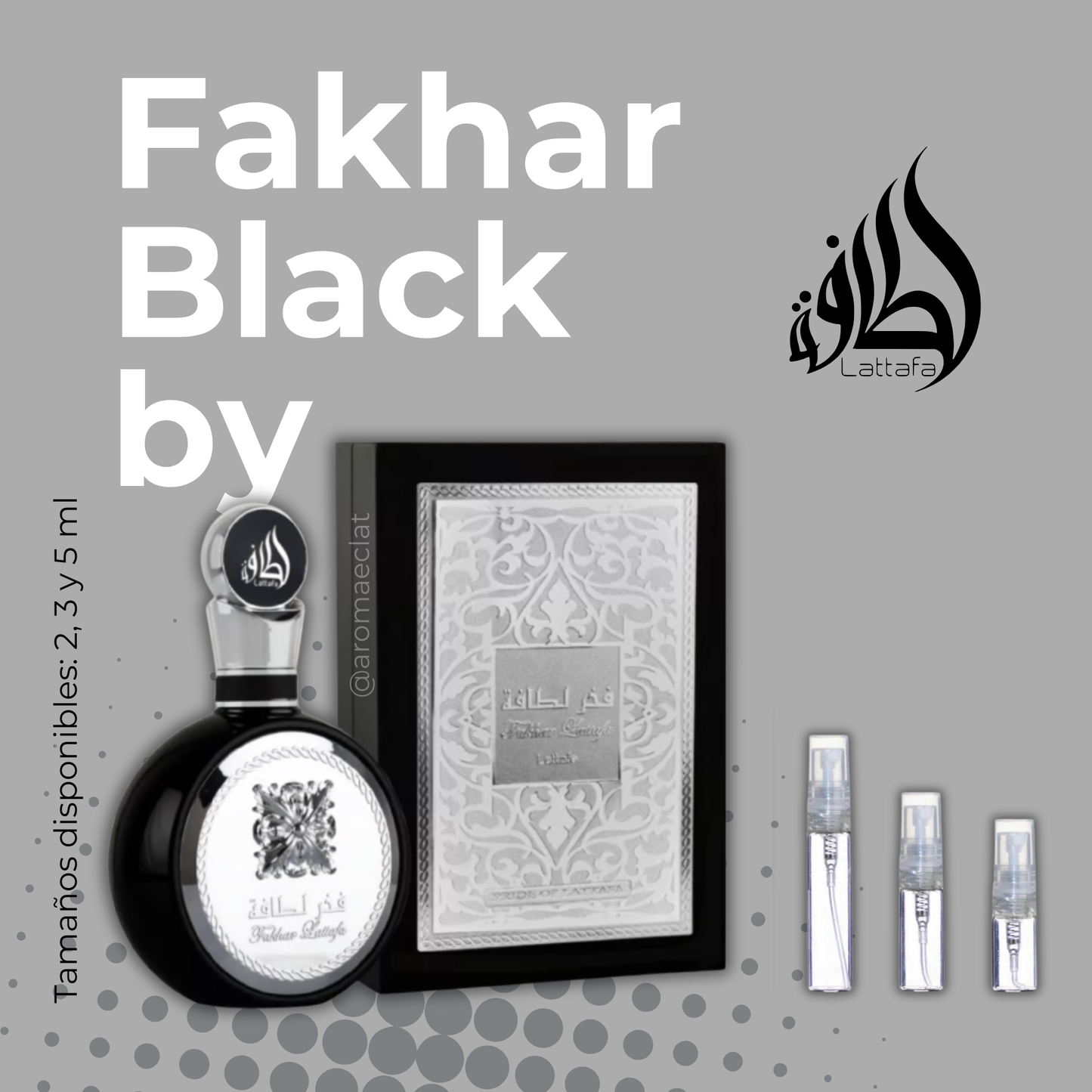 Fakhar Black de Lataffa.100ml.3.4FL.OZ