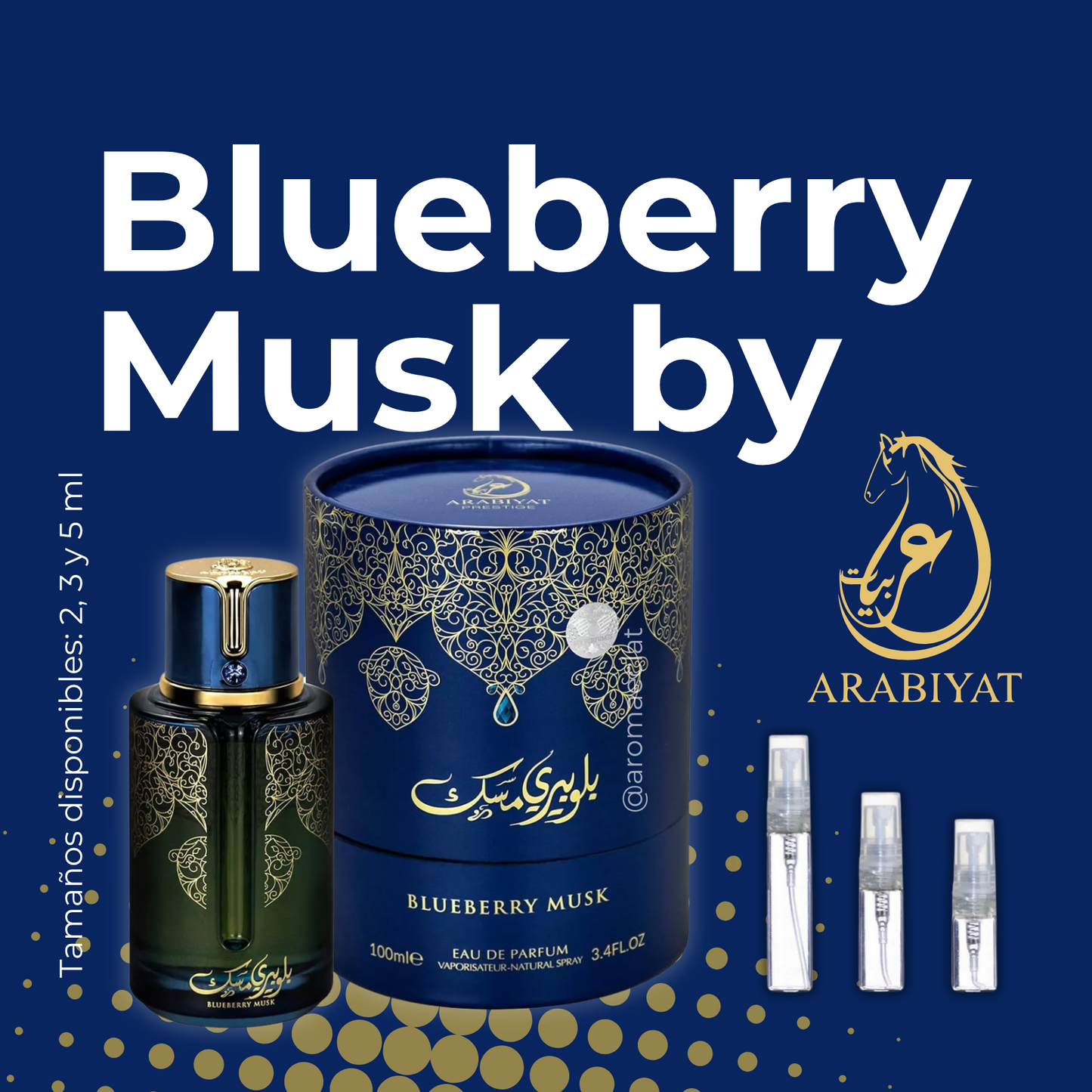 Blueberry Musk de Arabiyat 100ml. 3.4FL.OZ