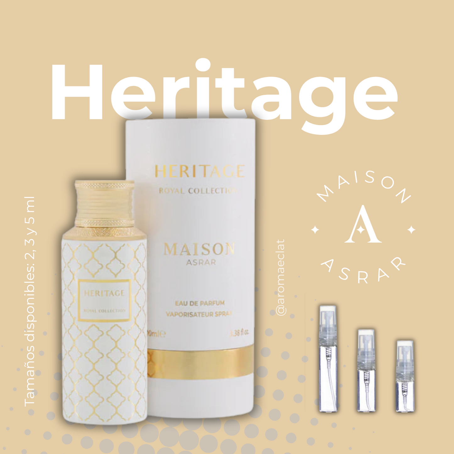 Heritage de Maison Asrar. 100ml. 3.4FL.OZ