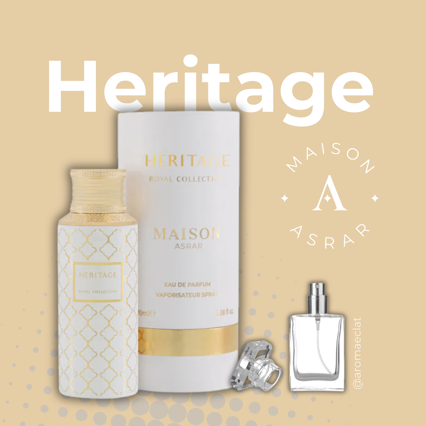 Heritage de Maison Asrar. 100ml. 3.4FL.OZ