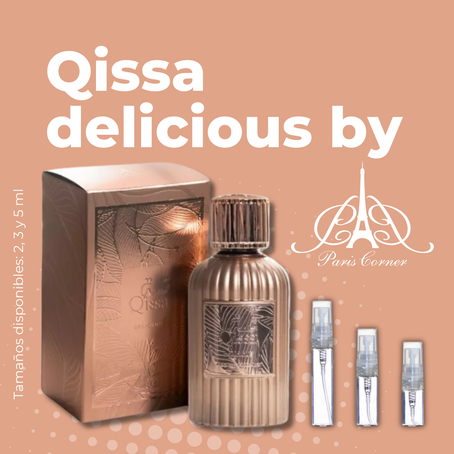 Qissa Delicious de Paris Corner. 100ml. 3.4FL.OZ.-