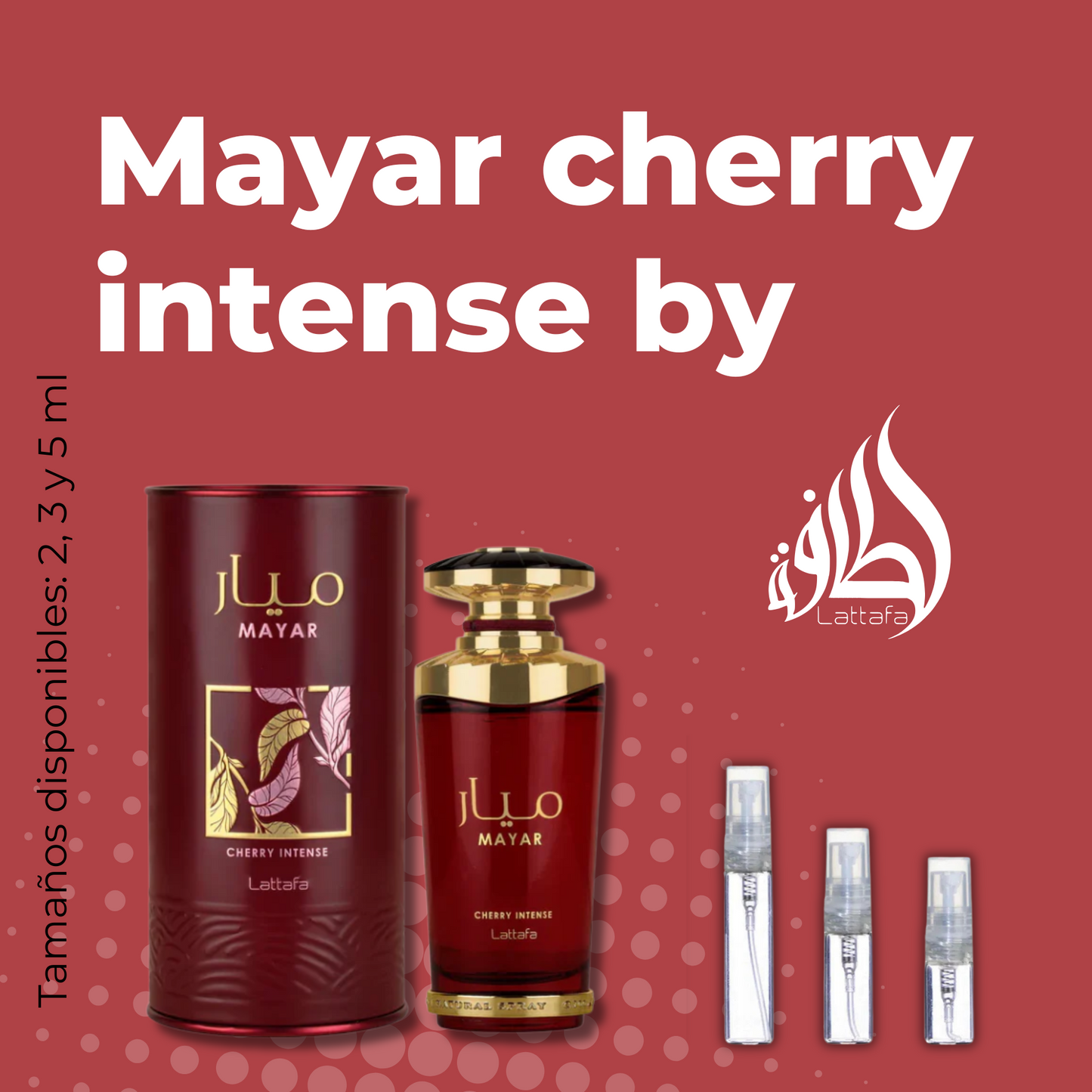 Mayar Cherry Intense de Lataffa. 100ml.3.4FL.OZ