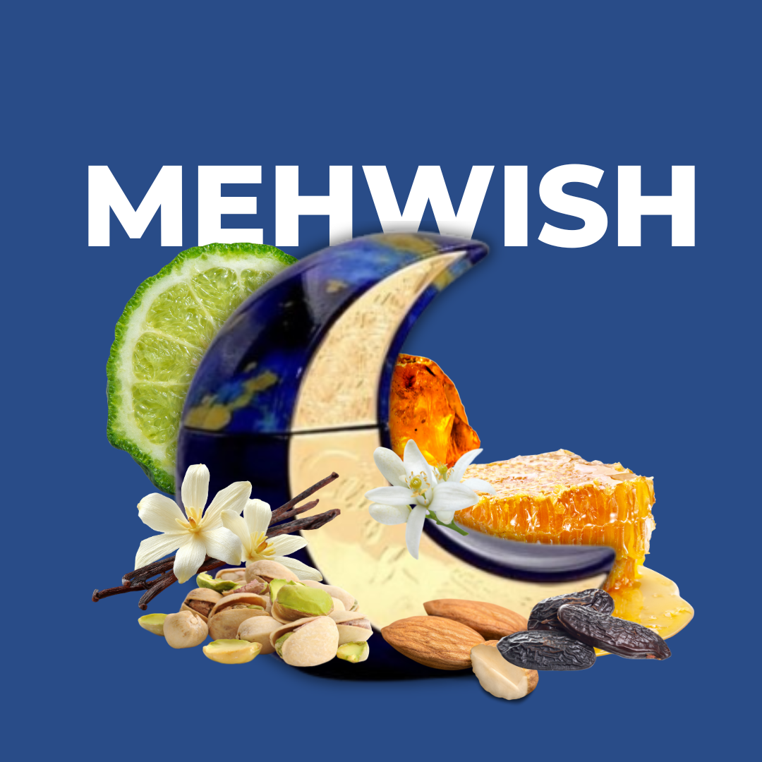 Mehwish Paris Corner Eau de Parfum 80ml Unisex - Fragancia Gourmand Nocturna de Lujo Árabe.