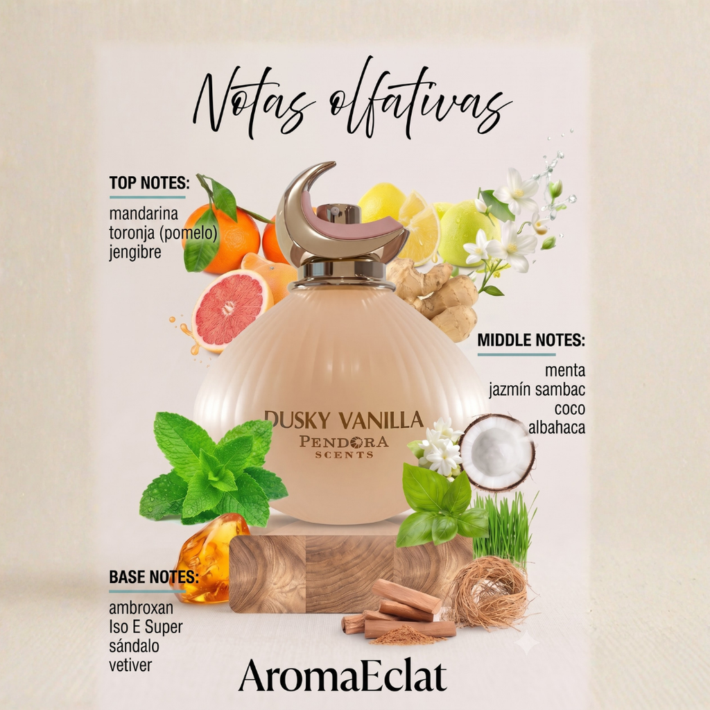 Fragancia Árabe Dusky Vanilla 100ml – Eau de Parfum | Chocolate y Vainilla Cremosa