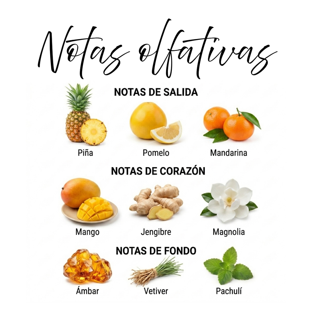 Fragancia Árabe Dominus 100ml – Eau de Parfum | Piña, Mango y Ámbar