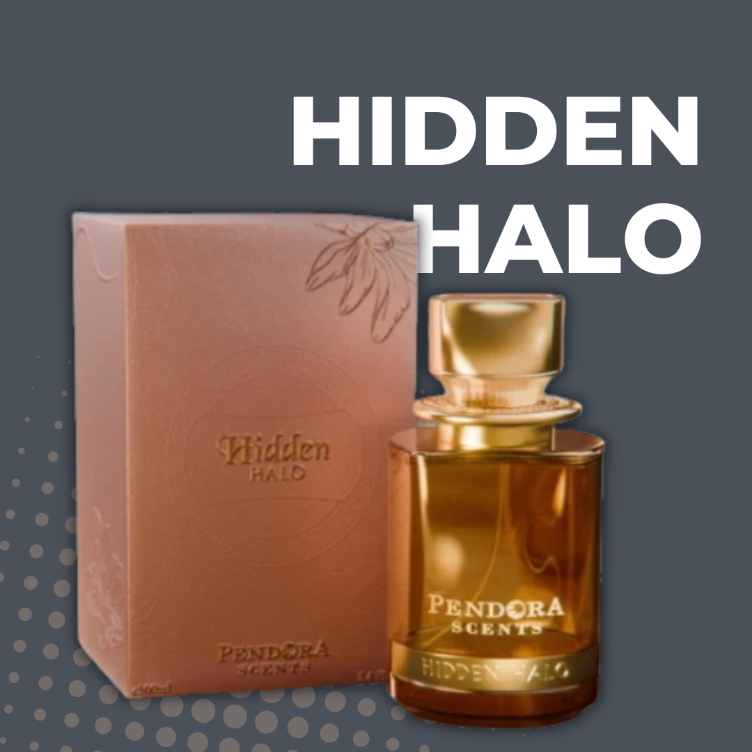 Fragancia Árabe Hidden Halo 100ml – Eau de Parfum | Vainilla, Cacao y Caramelo