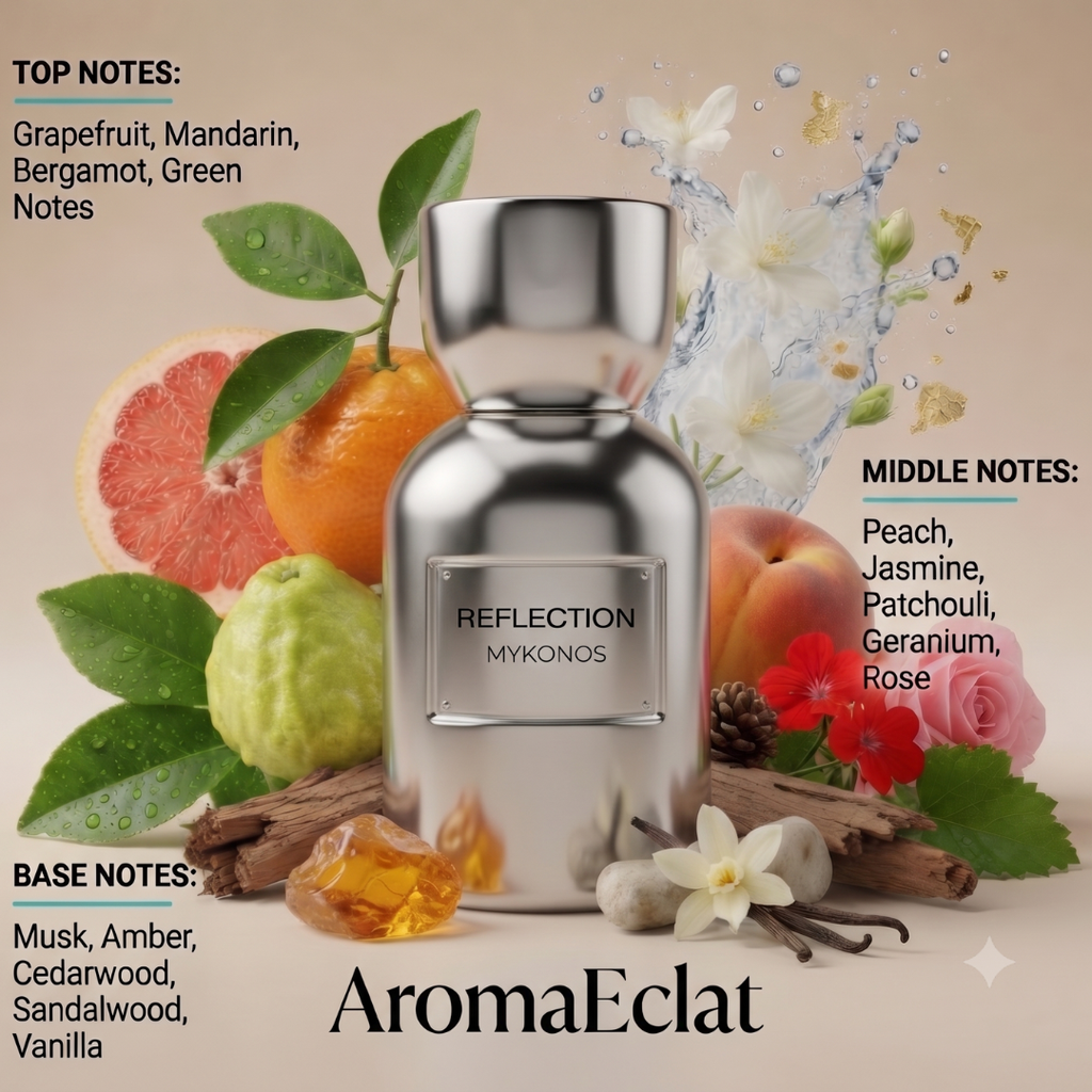 Fragancia Árabe Reflection 100ml – Eau de Parfum | Cítrica Fresca y Marina