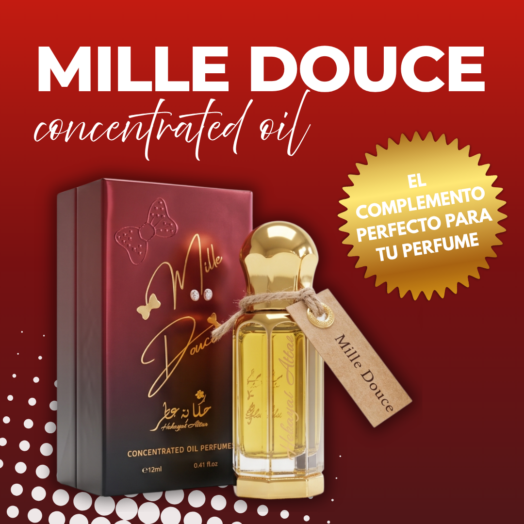 Mille Douce Aceite de Perfume 12ml – Unisex | Gourmand Dulce Vainilla y Coco