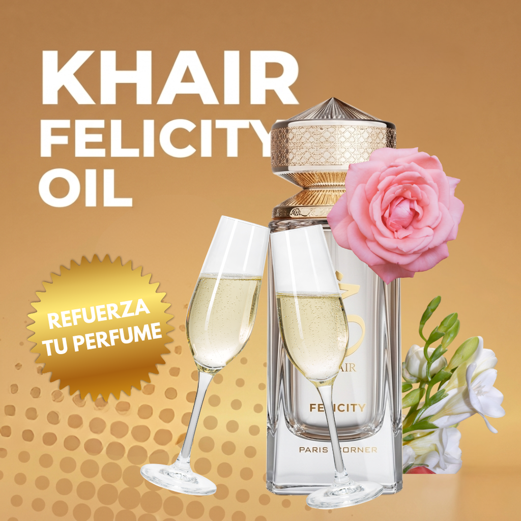Aceite Concentrado Khair Felicity 25ml – Eau de Parfum Oil | Floral Dulce y Luminosa