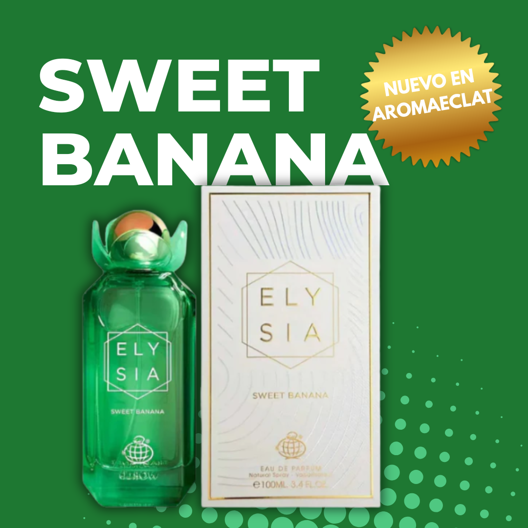 Fragancia Árabe Sweet Banana 100ml – Eau de Parfum | Plátano Dulce y Coco Cremoso