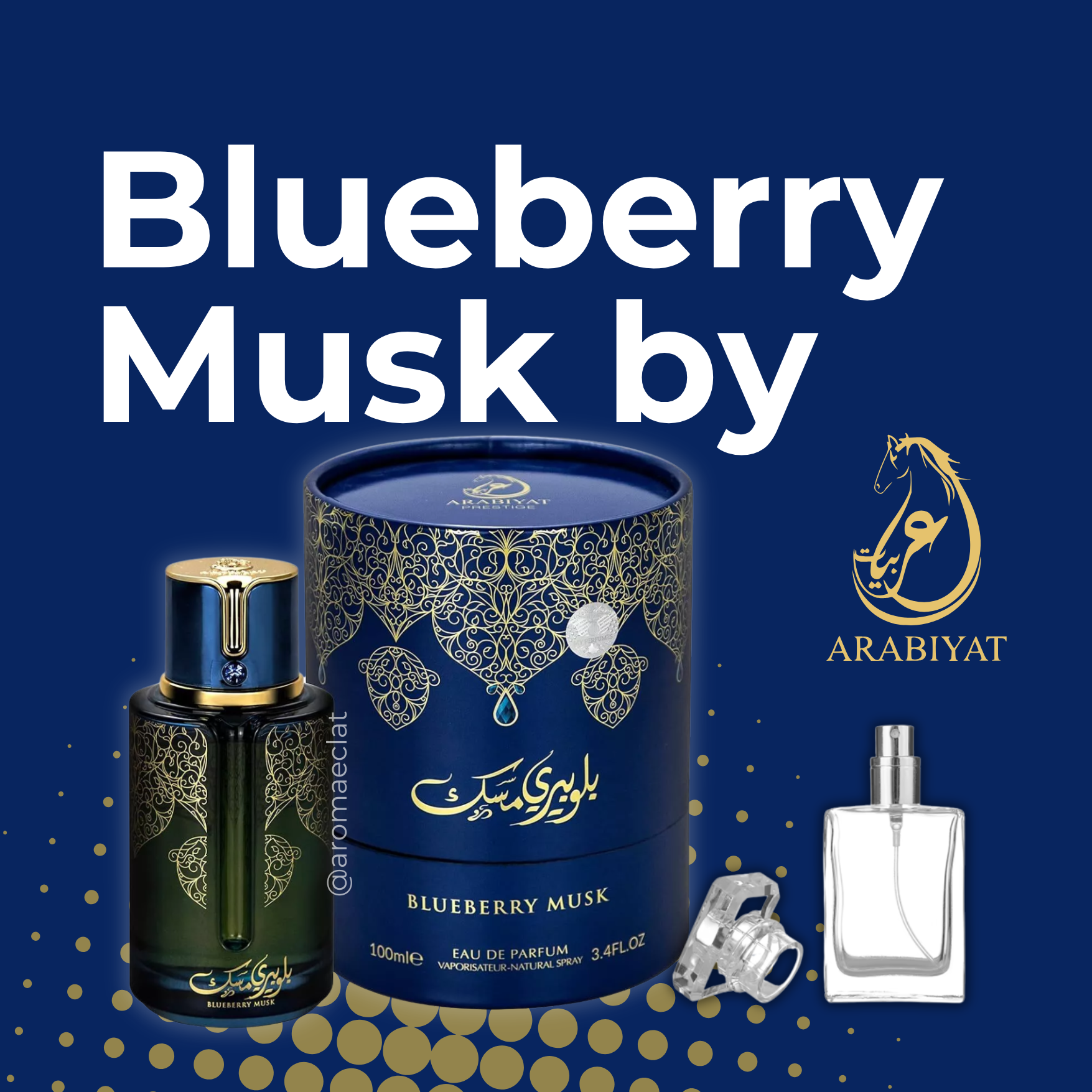 Blueberry Musk de Arabiyat 100ml. 3.4FL.OZ