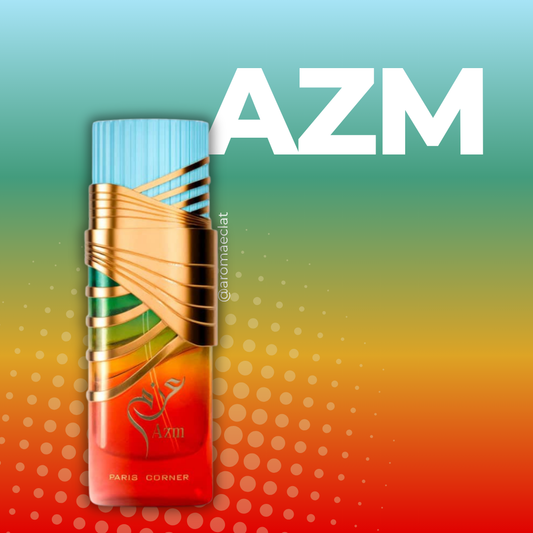 AZM Paris Corner Eau de Parfum 80ml Unisex Fragancia Frutal Floral Árabe Perfume Lujo Dubai Sensaciones Olfativas Notas Melocotón Pera Mandarina Ron Tuberosa Jazmín Almizcle Vainilla Sándalo Vetiver Comprar Online Perfumes Árabes Unisex 2025