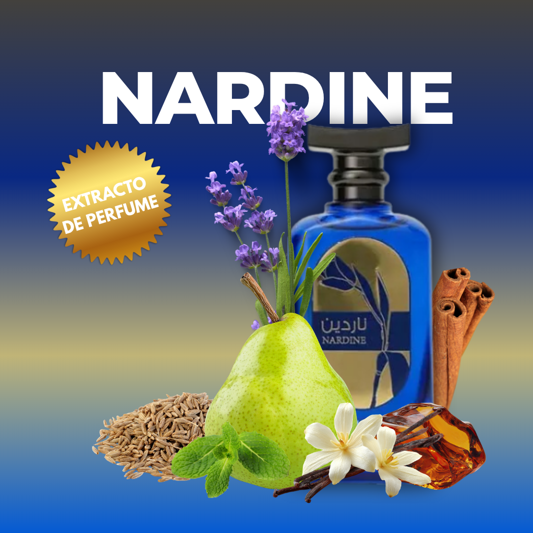 Fragancia Árabe Nardine 100ml – Eau de Parfum | Especiada y Herbal Elegante