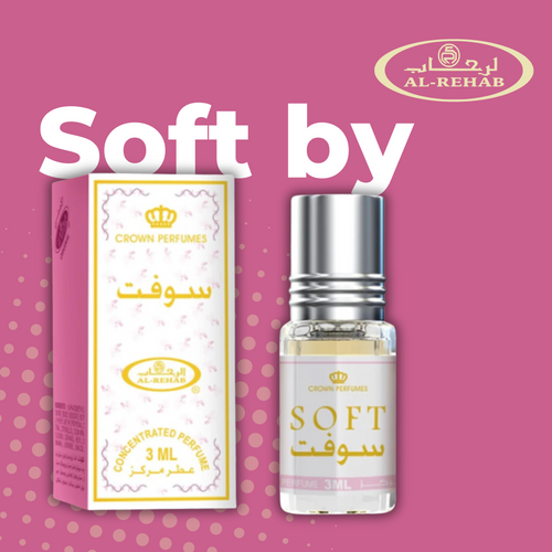 "Aceite concentrado Soft de Al Rehab - Attar dulce delicado con gran proyección y duración"