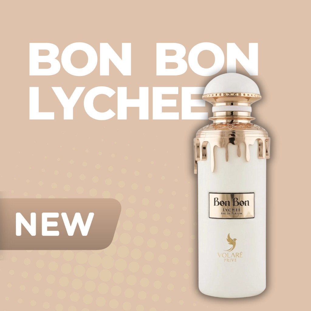 Perfume Bon Bon Lychee de Volare Prive 100ml para mujer, eau de parfum frutal gourmand con presentación elegante
