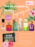 🌺 Opción 2 – Set de Muestras “Diosa Tropicoqueta” (6×3ml)