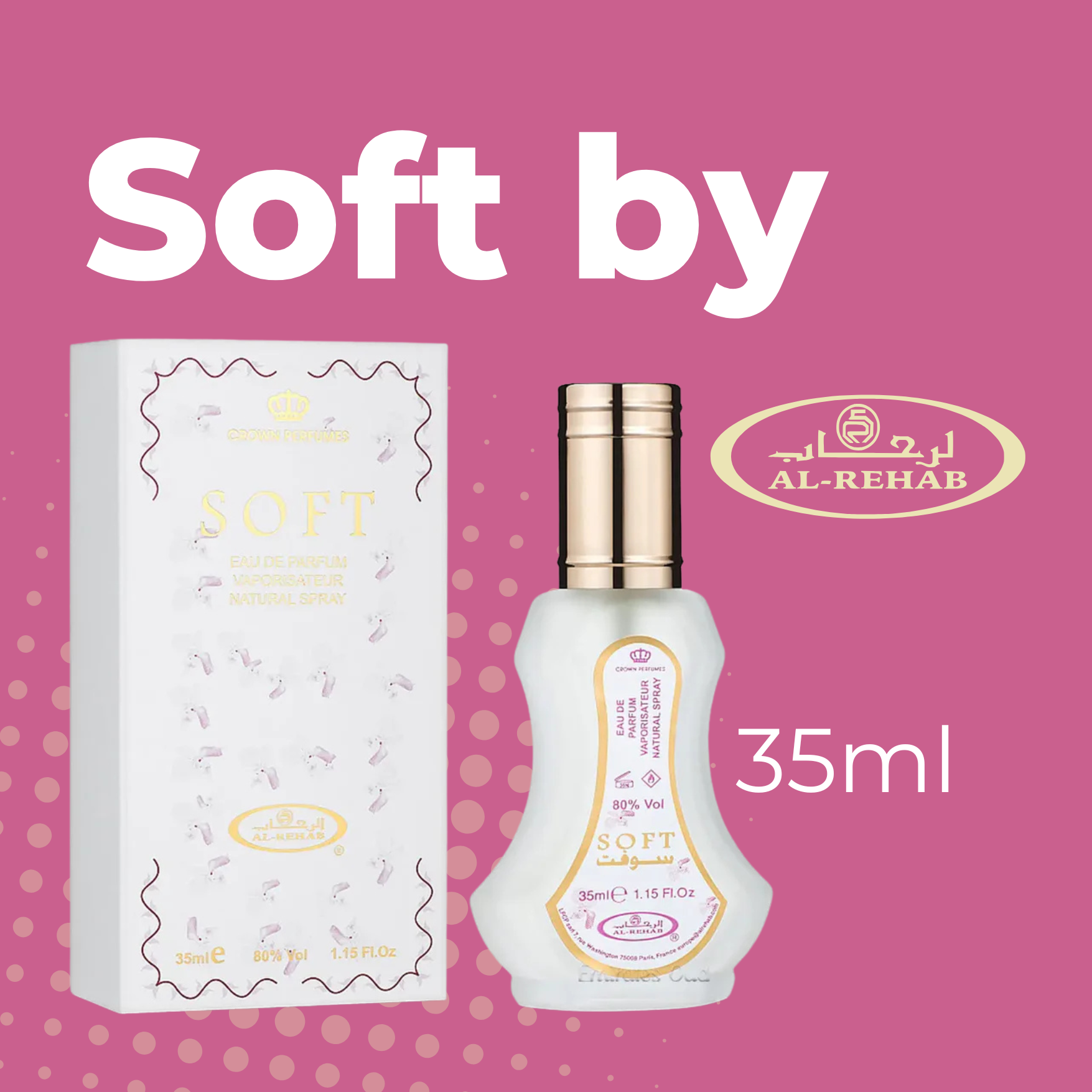 Soft Spray de Al Rehab. 35ml.-