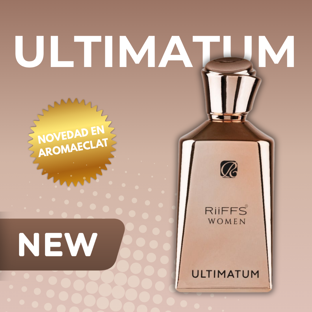 Fragancia Árabe Riiffs Ultimatum 100ml – Eau de Parfum Femenino| Castaña Dulce y Vainilla
