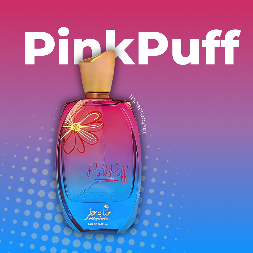 PinkPuff de Hekayat Attar Eau de Parfum 100ml - Fragancia Floral Frutal Gourmand.