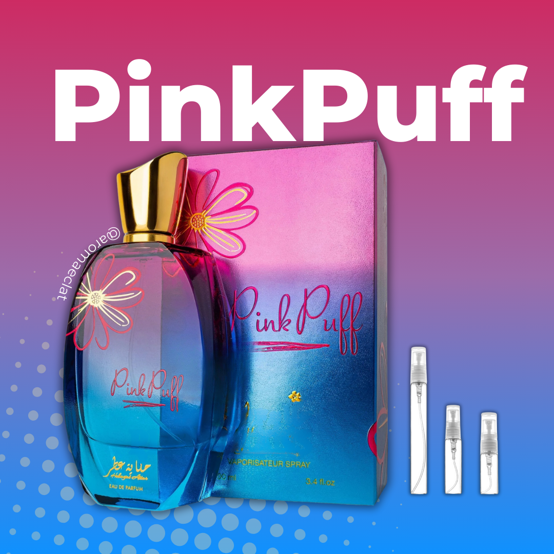 PinkPuff de Hekayat Attar Eau de Parfum 100ml - Fragancia Floral Frutal Gourmand.
