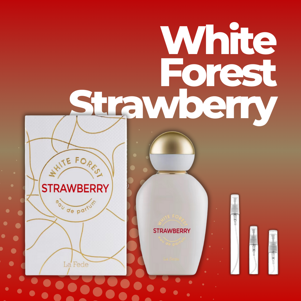 White Forest Strawberry de Khadlaj. Eau de Parfum 100ml - Fragancia Floral Frutal Gourmand