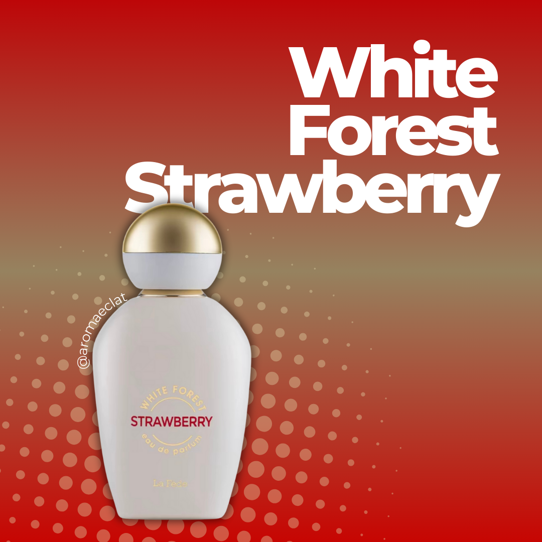White Forest Strawberry de Khadlaj. Eau de Parfum 100ml - Fragancia Floral Frutal Gourmand
