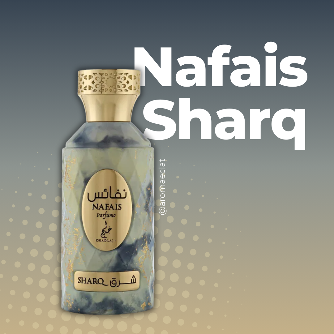 Nafais Sharq de Khadlaj Eau de Parfum 100ml - Fragancia Floral Frutal. Elegante y Unisex.