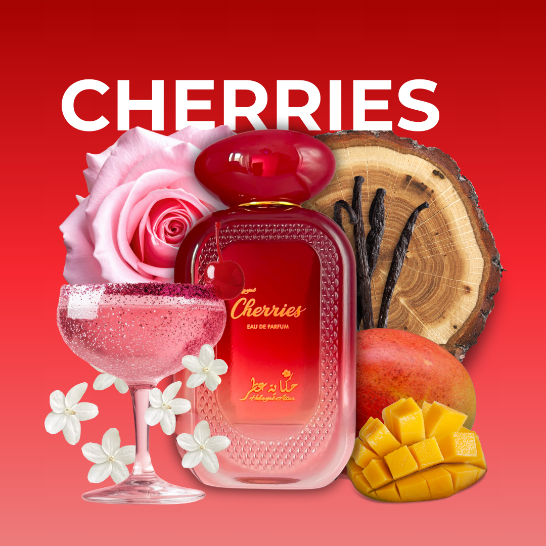 Fragancia seductora y tropical con licor de cereza jugoso, flores exóticas y base cremosa de vainilla y haba tonka, sensación indulgente y memorable
