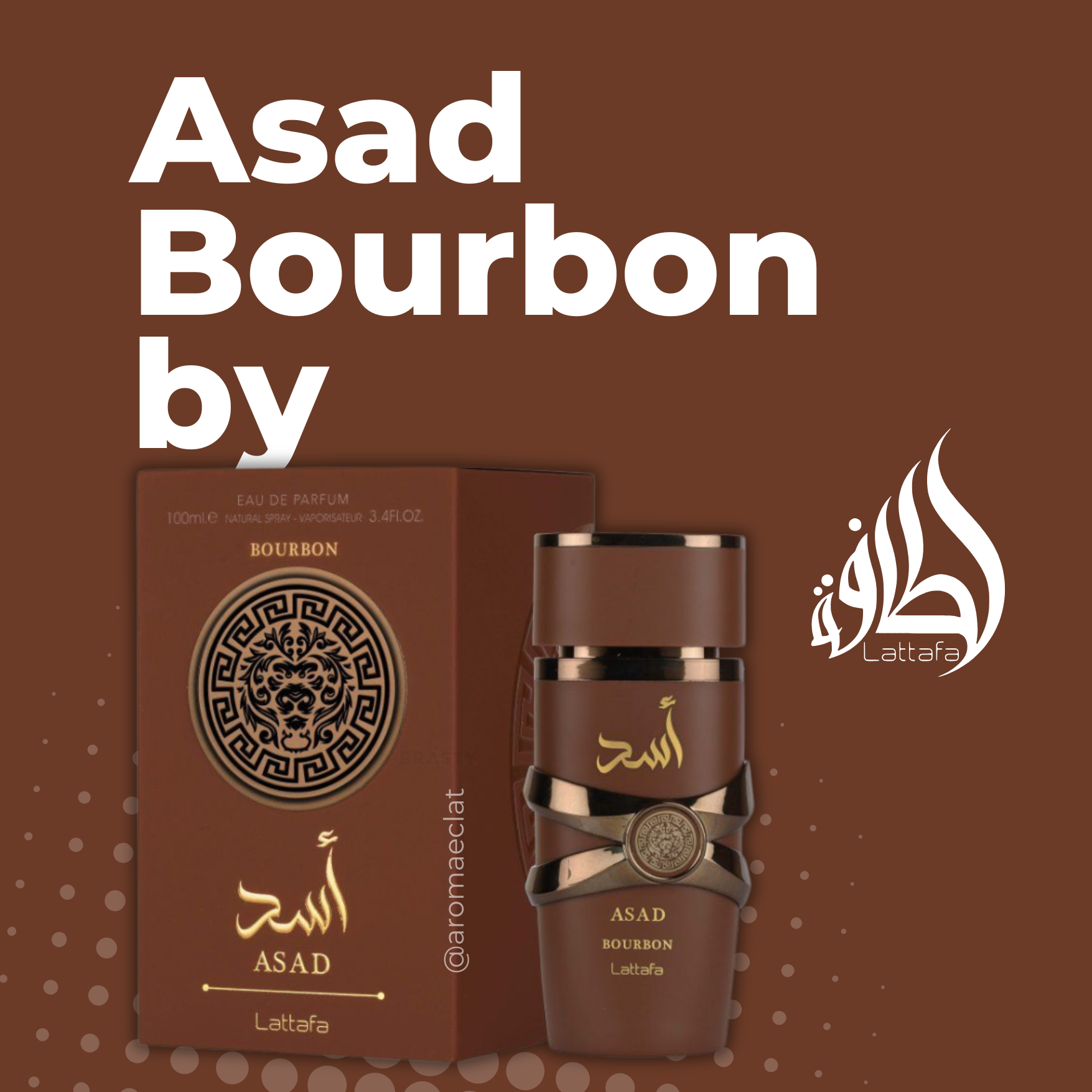 Asad Bourbon By Lataffa.100ml.3.4FL.OZ