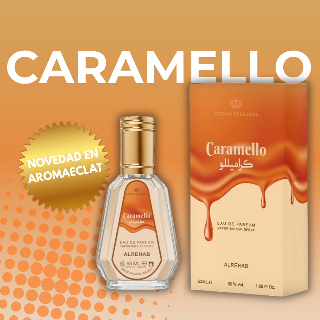 Al Rehab Caramello 50ml con caja packaging
