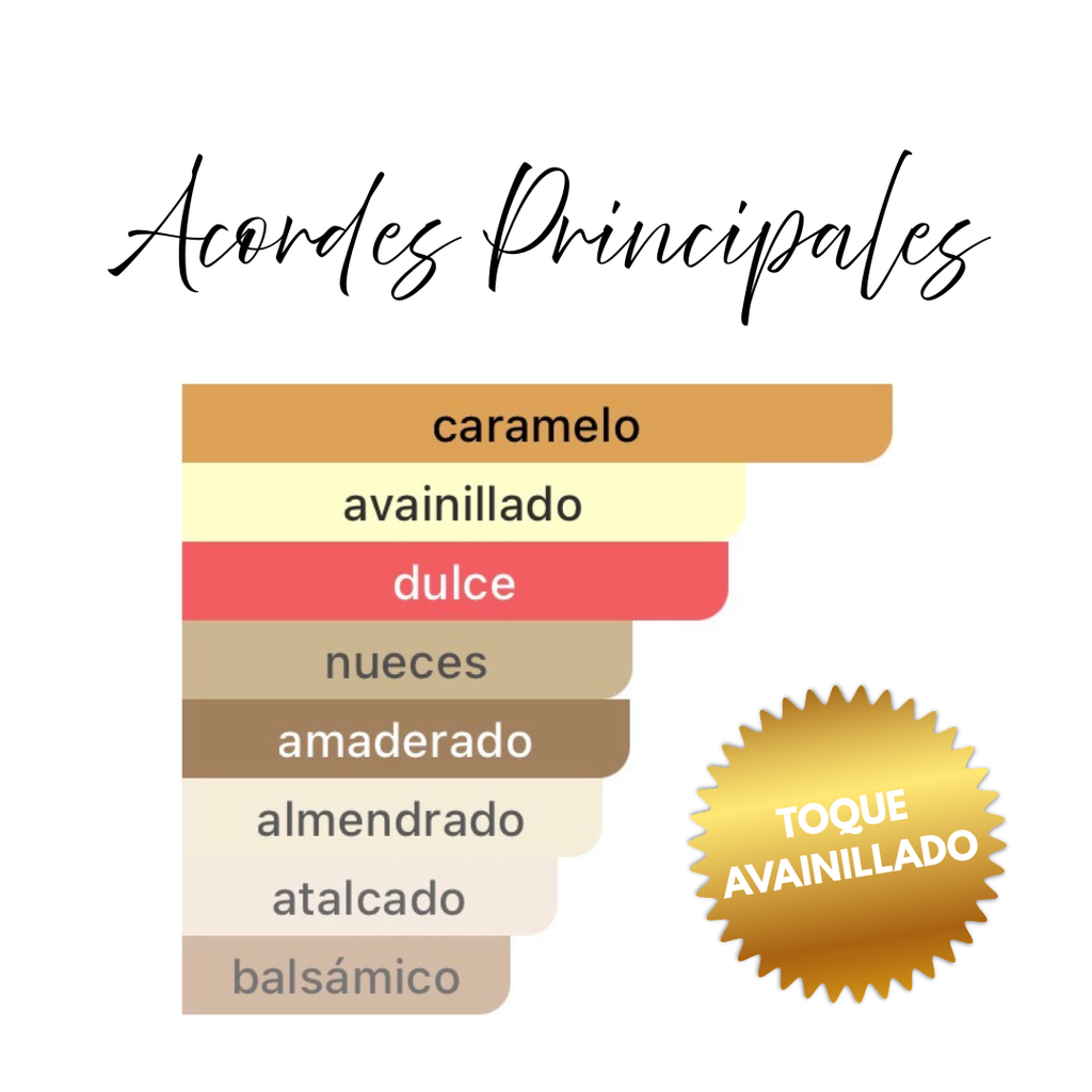 Caramello Al Rehab acordes principales: caramelo, avainillado, dulce, nueces, amaderado