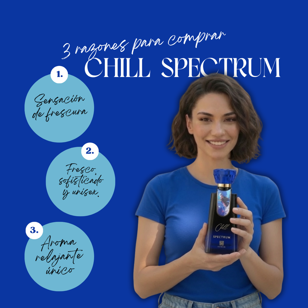 Fragancia Árabe Chill Spectrum 100ml – Eau de Parfum | Cítrica Fresca y Amaderada