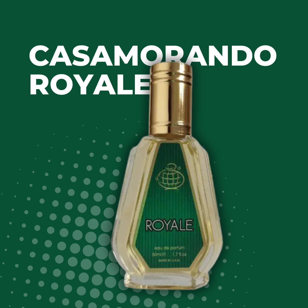 Casamorando Royale Fragrance World Eau de Parfum 100ml Unisex - Fragancia Oriental Vainilla de Lujo