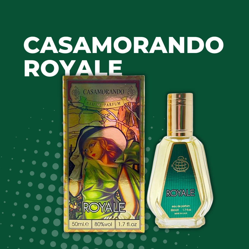 Casamorando Royale Fragrance World Eau de Parfum 100ml Unisex - Fragancia Oriental Vainilla de Lujo
