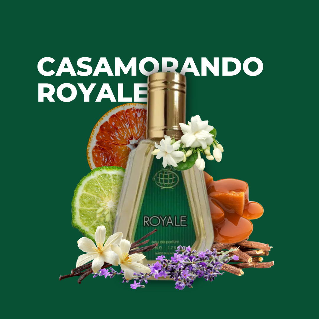 Casamorando Royale Fragrance World Eau de Parfum 100ml Unisex - Fragancia Oriental Vainilla de Lujo
