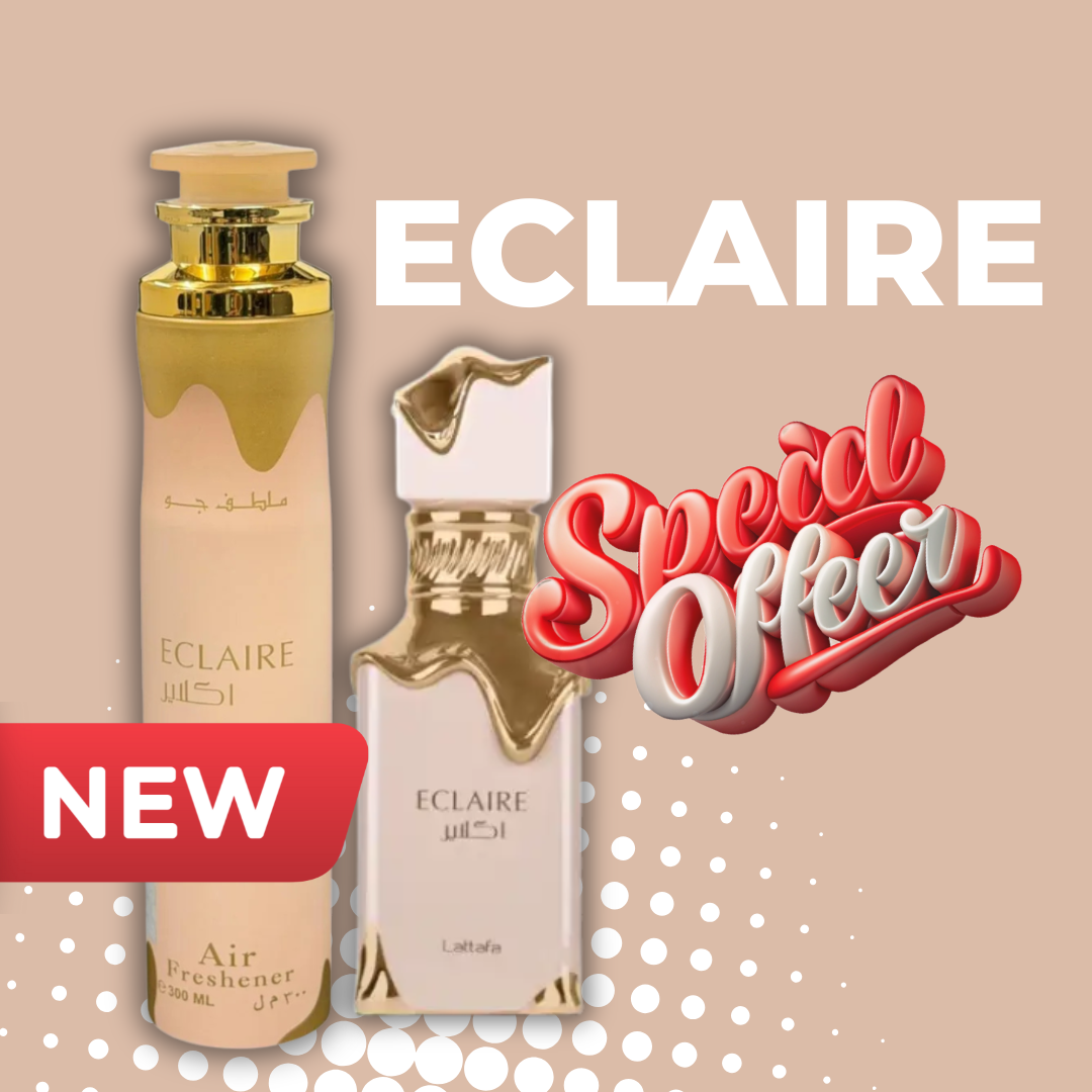 Pack Oferta Especial Eclaire de Lattafa Perfume y Ambientador