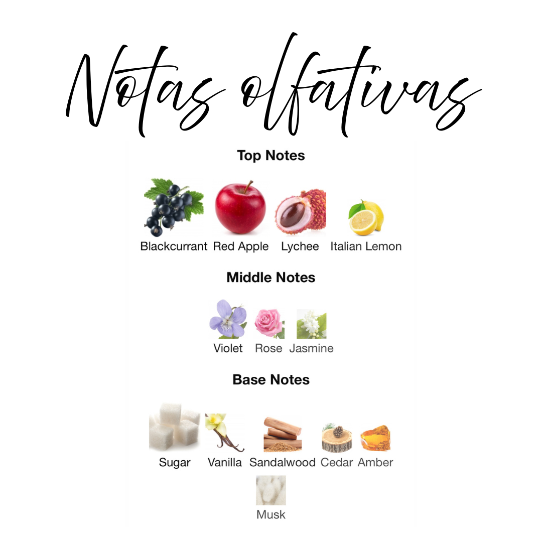 Elysia Lychee Fizz Fragrance World Eau de Parfum 50ml Mujeres - Fragancia Floral Frutal Efervescente.