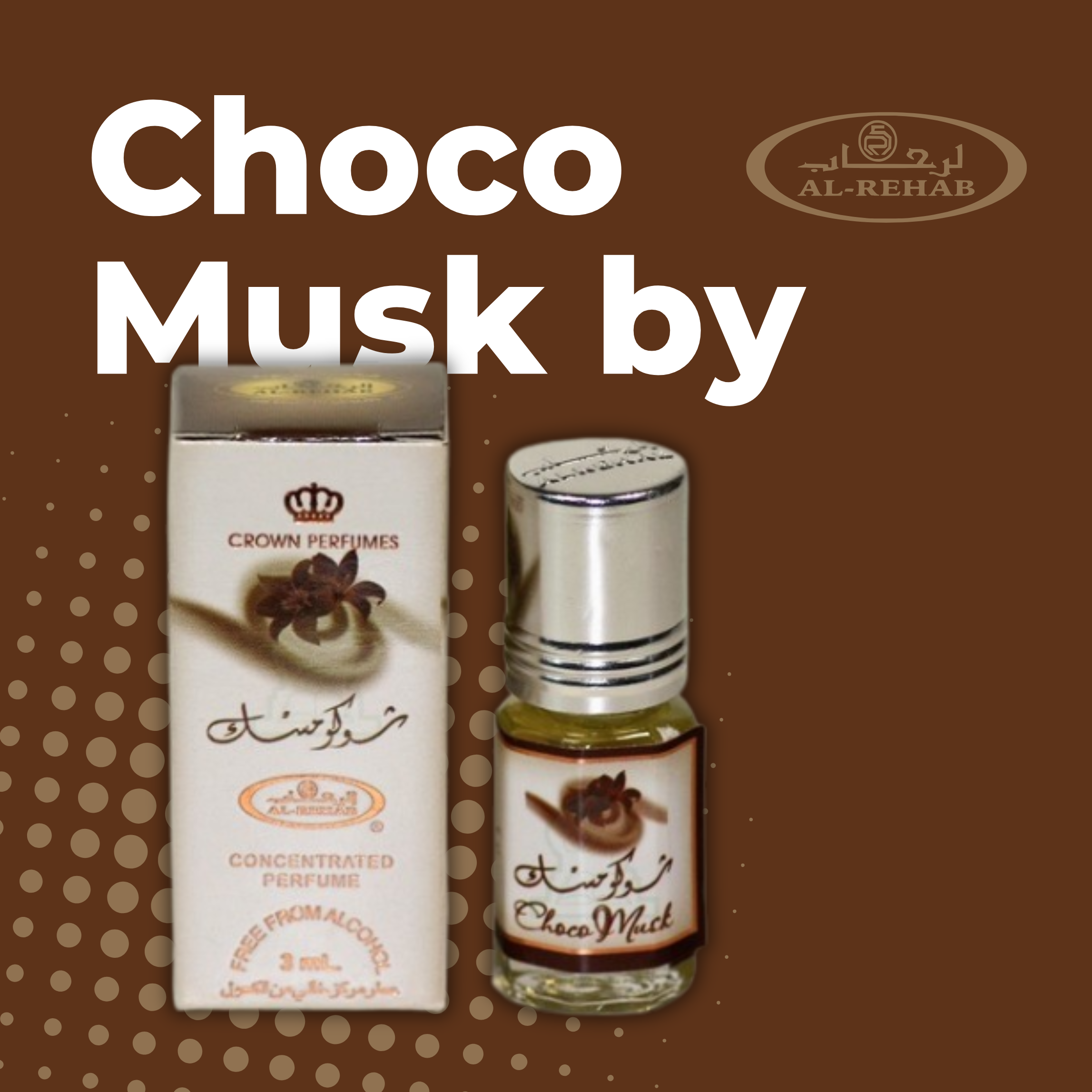 Choco Musk perfume concentrado en aceite. 3ml