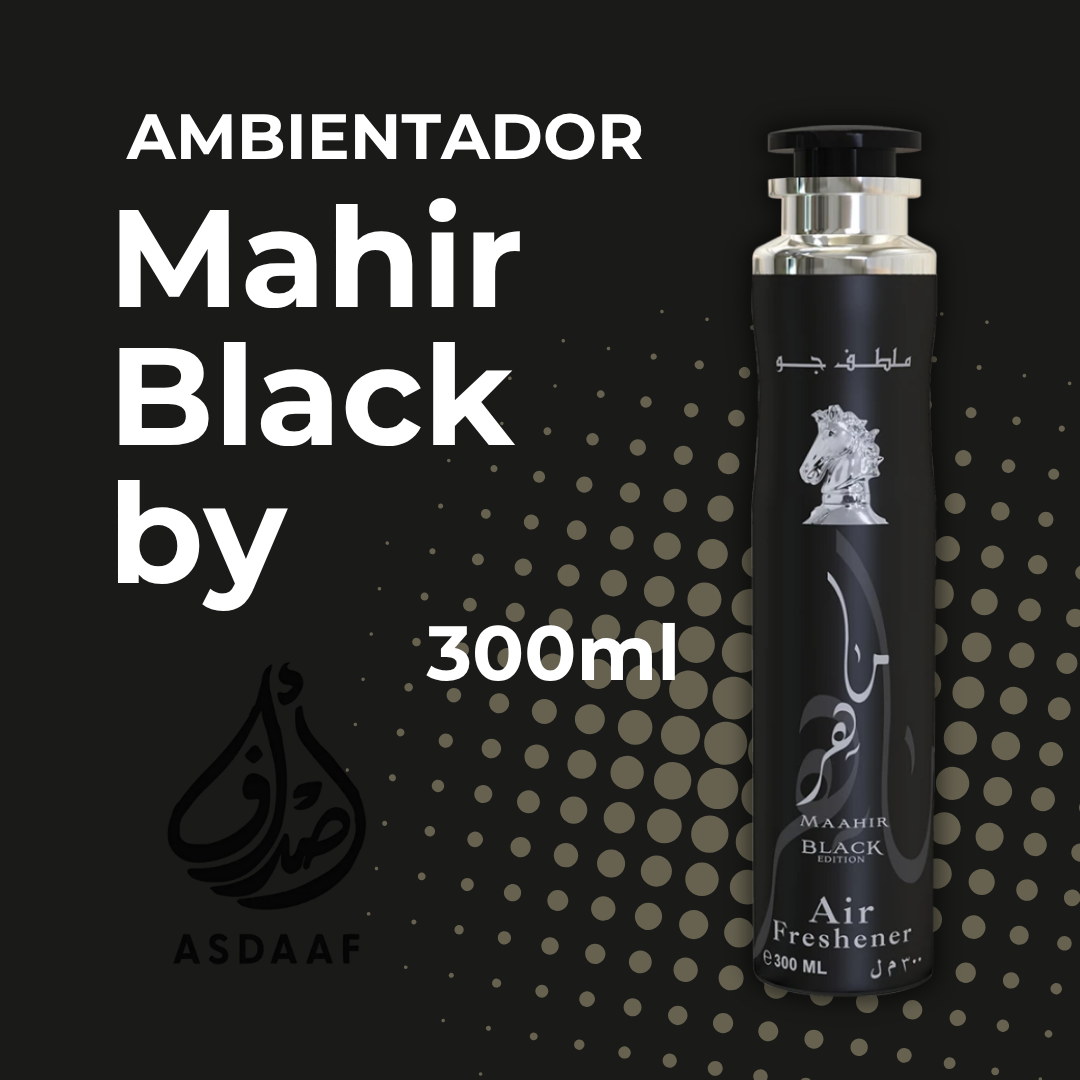 Ambientador Mahir Black. 300ml. 10.14fl.oz.-