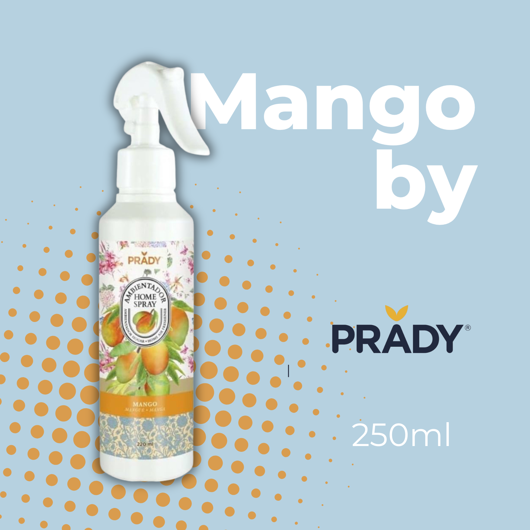 Ambientador Mango Prady. 250ml. 8.45FL.OZ