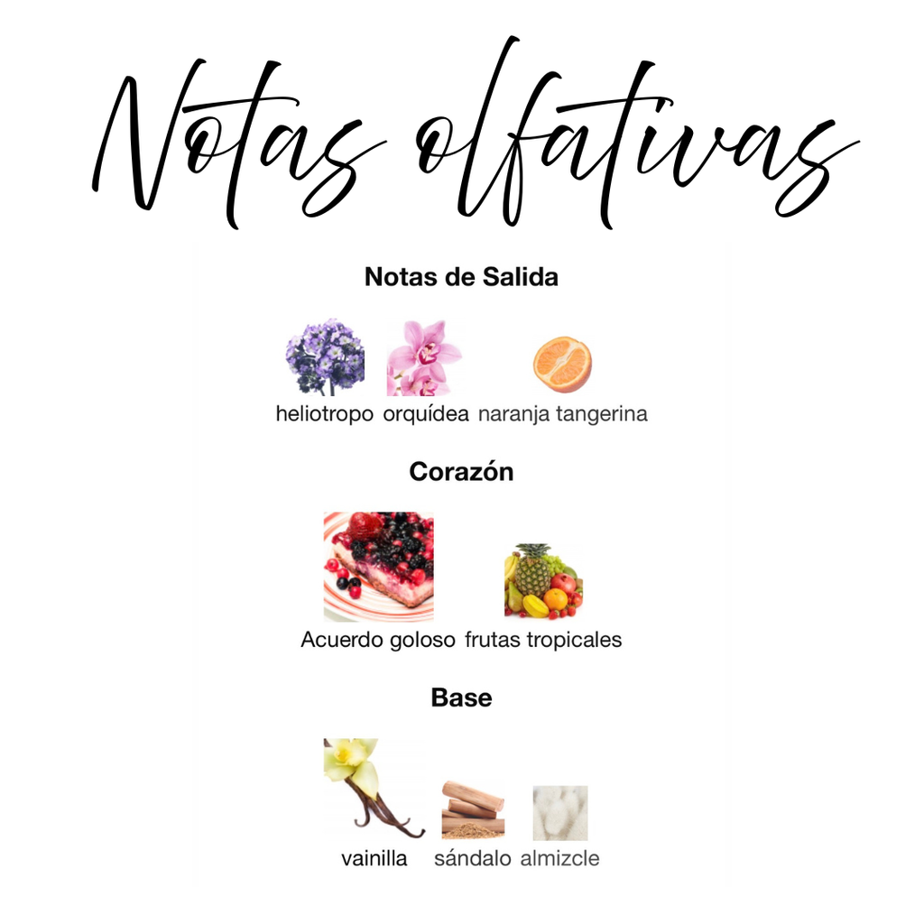 "Arabia Haya Le Chameau - Fragancia con heliotropo, orquídea, mandarina, frutas tropicales y vainilla"