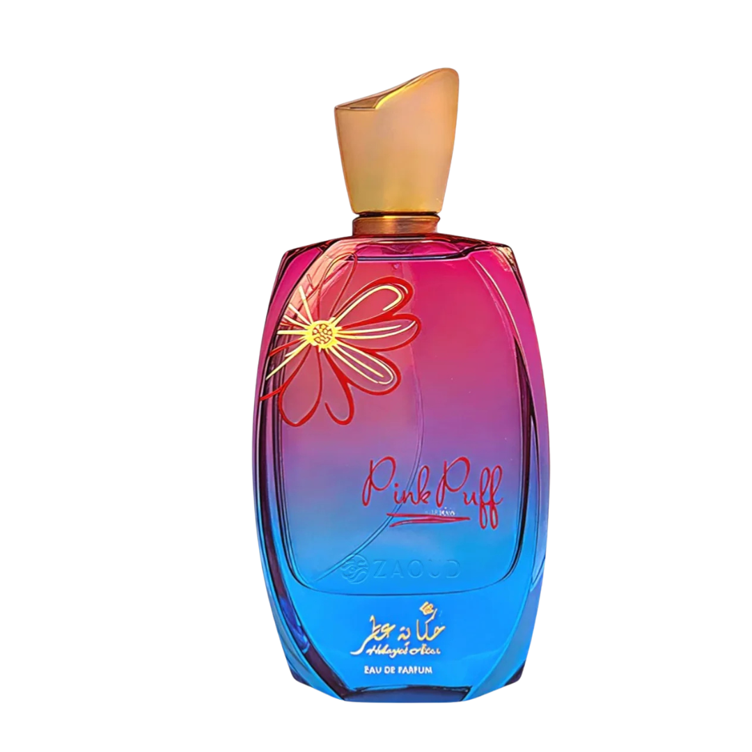 Perfume Árabe PinkPuff Hekayat Attar 100ml – Eau de Parfum | Frutas Tropicales, Heliotropo y Vainilla