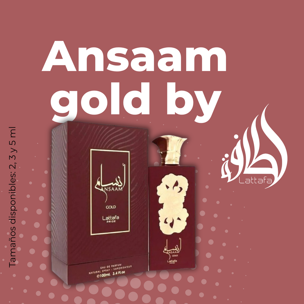 Ansaam Gold by Lataffa.100ml.3.4FL.OZ