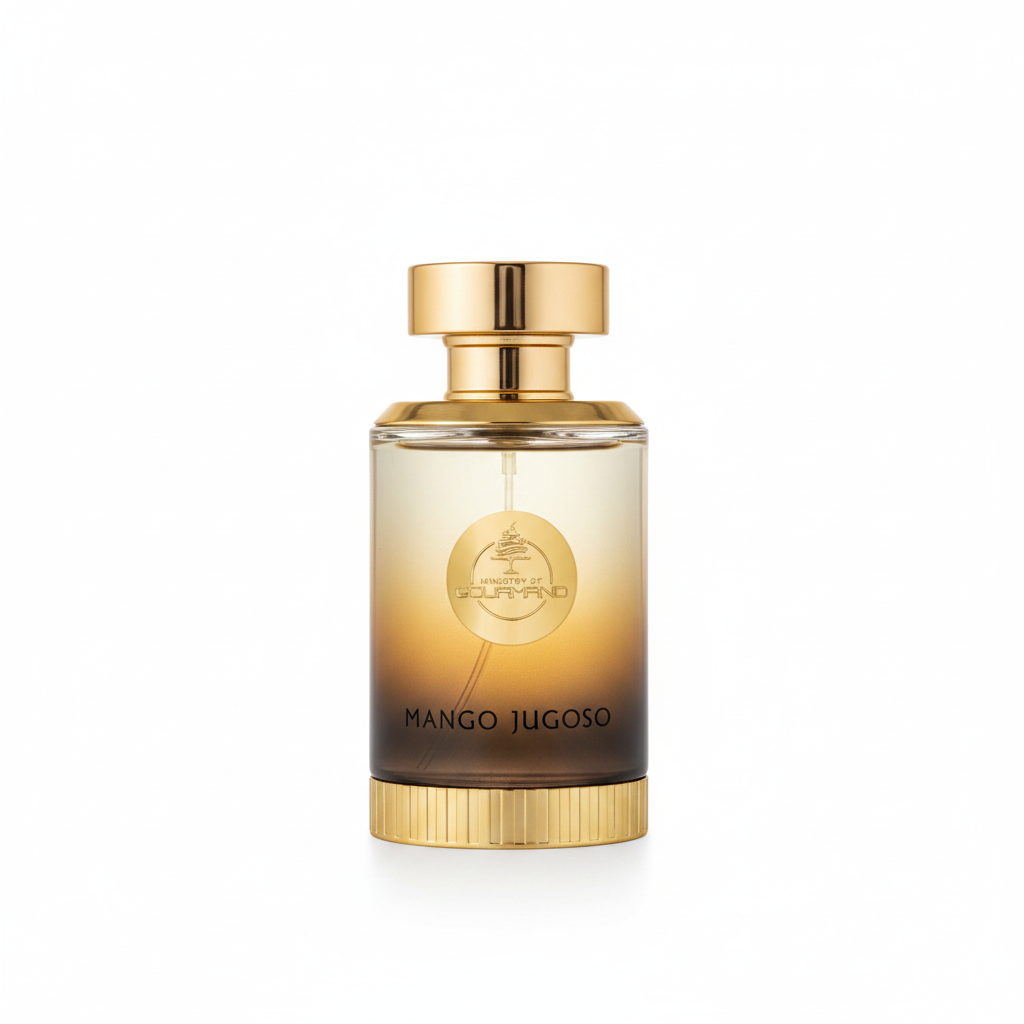 Mango Jugoso de Paris Corner Eau de Parfum 100 ml sobre fondo blanco