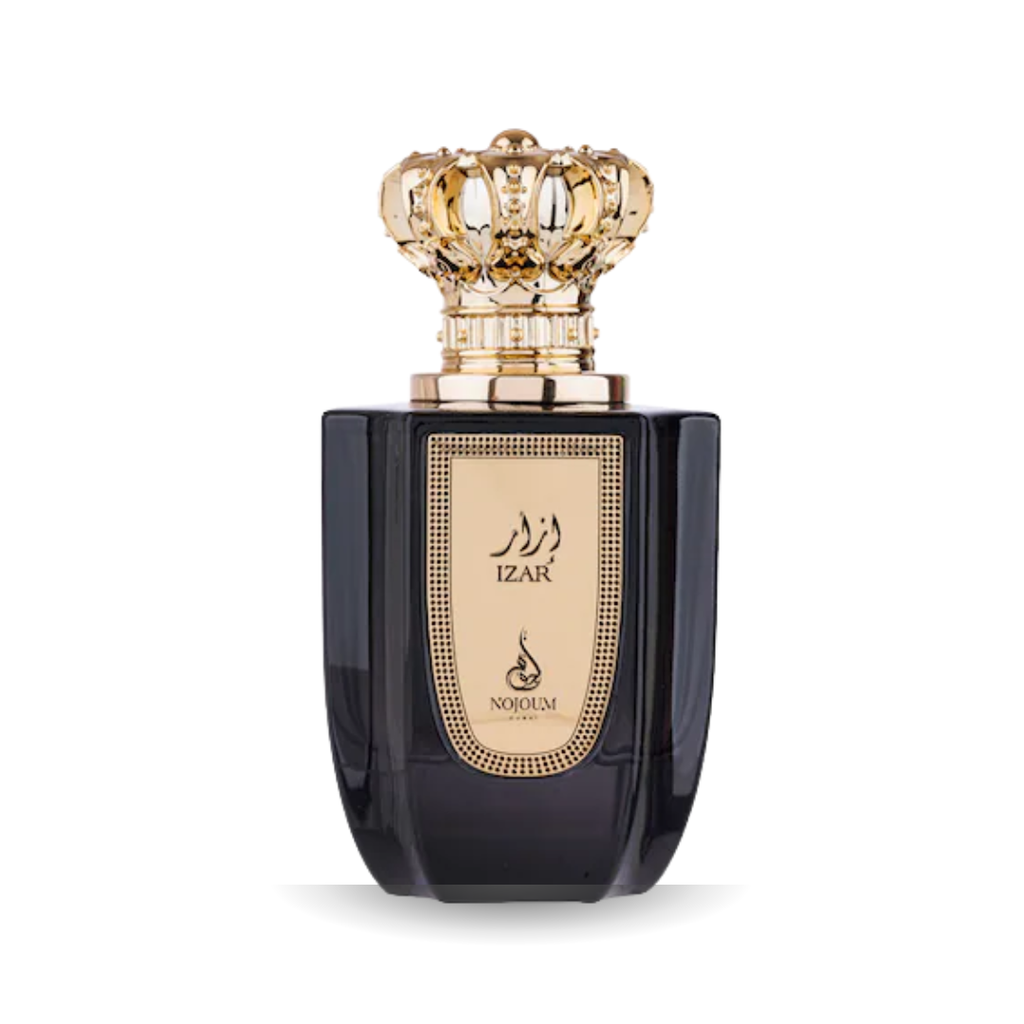 Nojoum Izar 100ml – Eau de Parfum Árabe | Oud, Ámbar y Rosa Oriental